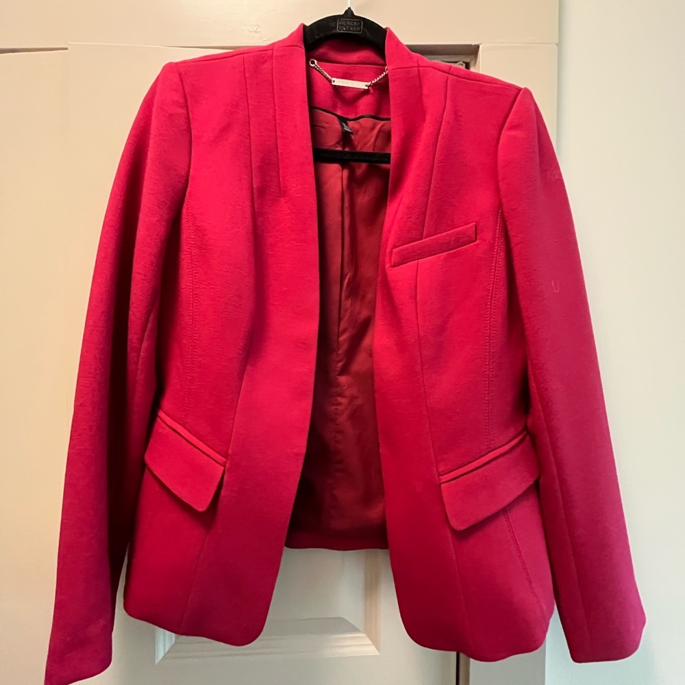 WHBM - Women's Red Blazer - Picture 2 of 7